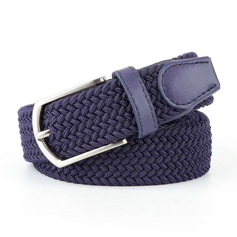 Radmire Braided Canvas Woven Elastic Stretch Belts for Men/Women/Junior with Multicolored - Image 3